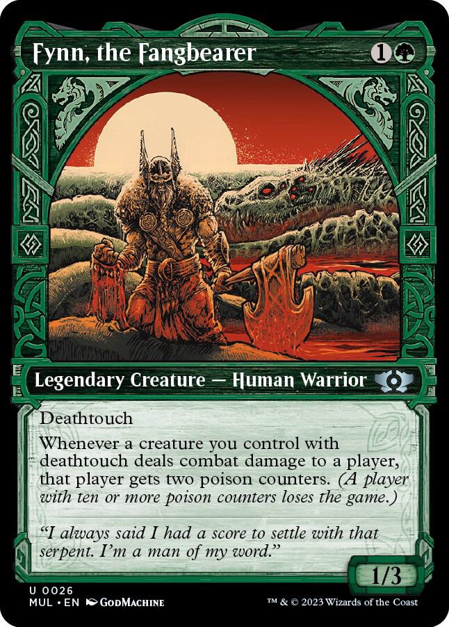 Fynn, the Fangbearer 26/65 (March of the Machine: Multiverse Legends)  - Showcase Foil | Good Games Modbury