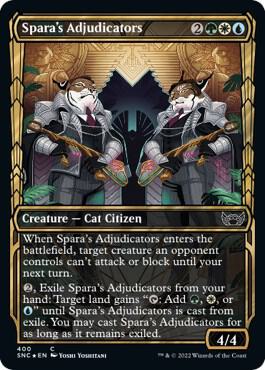 Sparas Adjudicators Gilded Foil 400/281 (Streets of New Capenna)  - Foil | Good Games Modbury