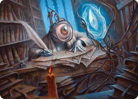 Unblinking Observer Art Card [Innistrad: Midnight Hunt Art Series] | Good Games Modbury