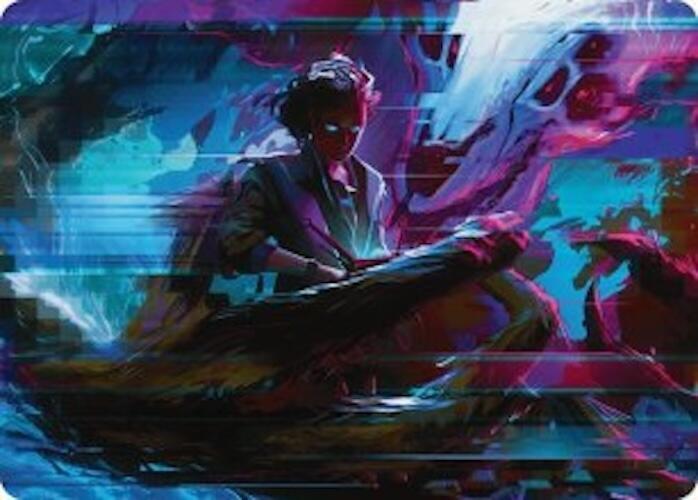 Demonic Counsel Art Card 32 54 32 (Art Series: Duskmourn: House of Horror)  | Good Games Modbury