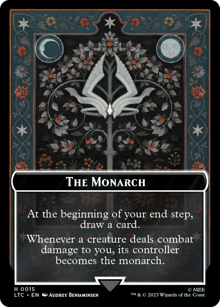 The Monarch // Treasure Double-Sided Token [The Lord of the Rings: Tales of Middle-Earth Commander Tokens] | Good Games Modbury