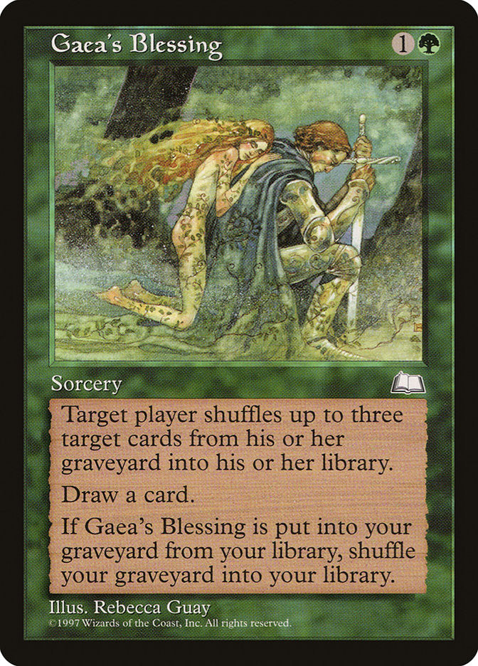 Gaea's Blessing [Weatherlight] | Good Games Modbury