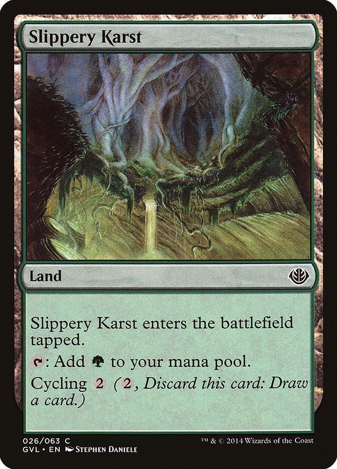 Slippery Karst 26/63 (Duel Decks: Anthology)  | Good Games Modbury