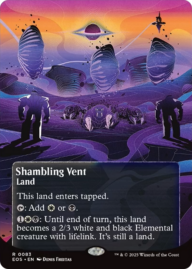 Shambling Vent (0083) (Borderless) [Edge of Eternities: Stellar Sights] | Good Games Modbury