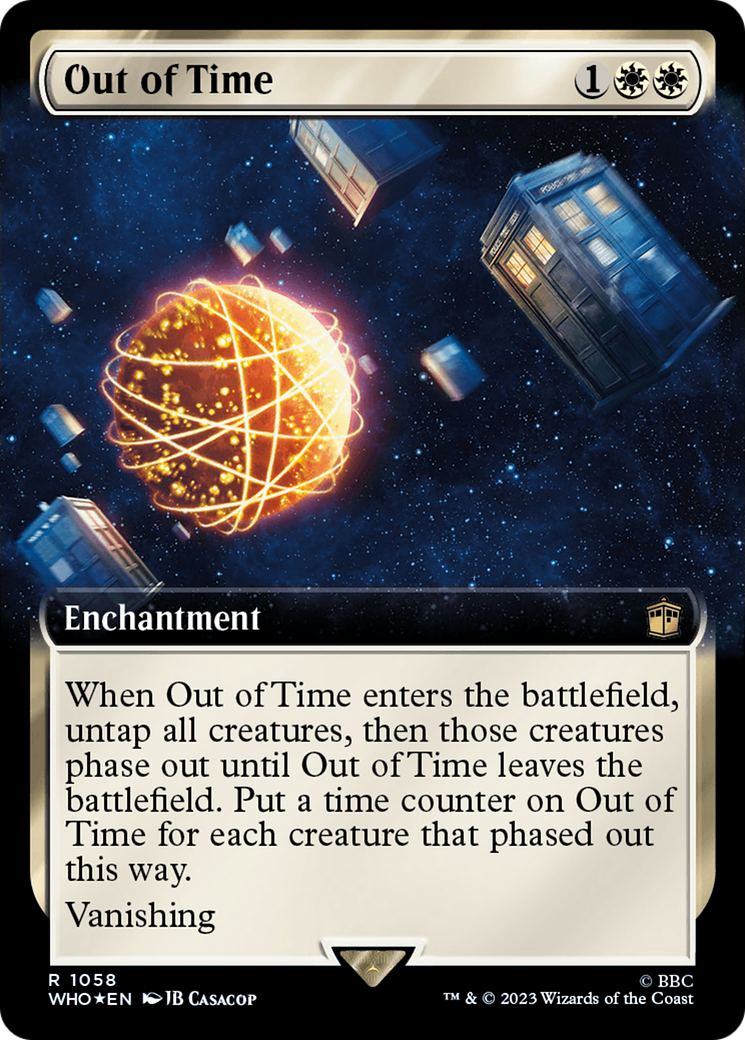 Out of Time (Extended Art) (Surge Foil) [Doctor Who] | Good Games Modbury