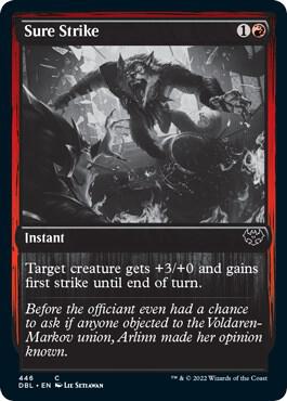 Sure Strike 446 (Innistrad: Double Feature)  - Foil | Good Games Modbury