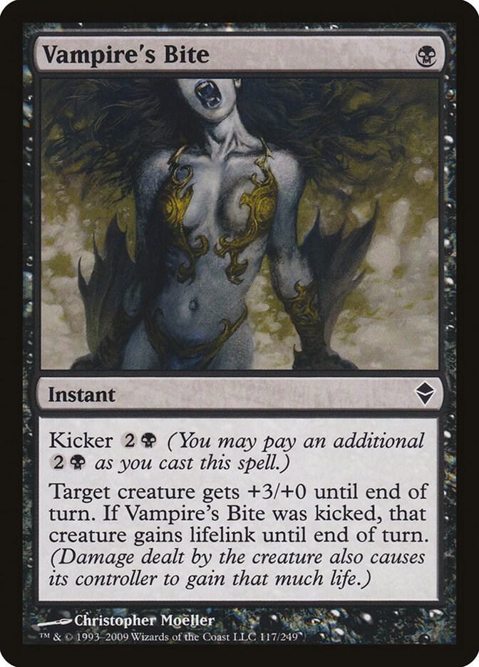Vampire's Bite 117/249 (Zendikar)  - Foil | Good Games Modbury