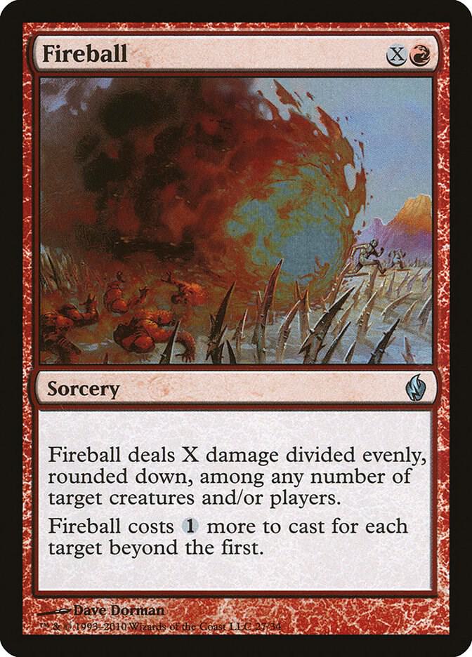 Fireball 27/34 (Premium Deck Series: Fire and Lightning)  - Foil | Good Games Modbury