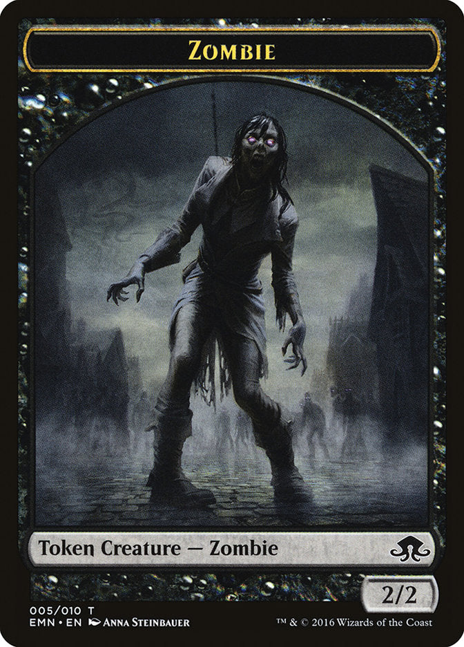 Zombie Token (005/010) [Eldritch Moon Tokens] | Good Games Modbury