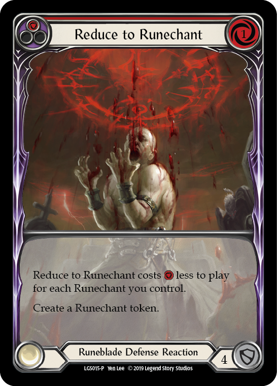 Reduce to Runechant (Red) [LGS015-P] (Promo)  1st Edition Normal | Good Games Modbury