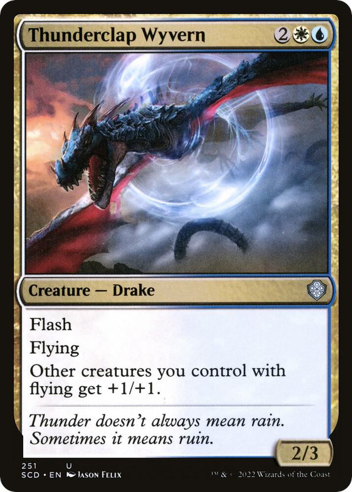 Thunderclap Wyvern 251/352 (Starter Commander Decks)  | Good Games Modbury