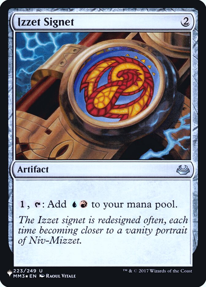 Izzet Signet [Secret Lair: Heads I Win, Tails You Lose] | Good Games Modbury