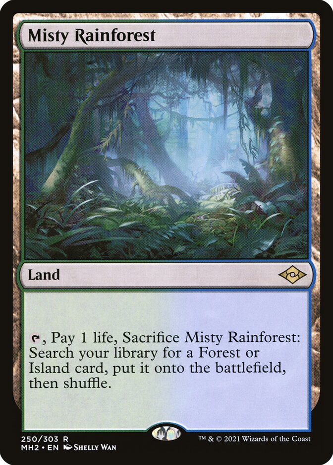 Misty Rainforest 250 (Modern Horizons 2)  - Foil | Good Games Modbury