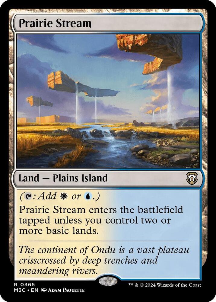 Prairie Stream 365/411 (Commander: Modern Horizons 3)  - Ripple Foil | Good Games Modbury