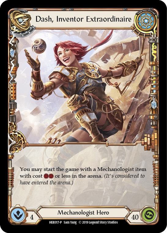 Dash, Inventor Extraordinaire [HER017-P] (Promo)  1st Edition Rainbow Foil | Good Games Modbury