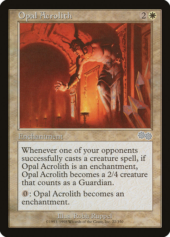 Opal Acrolith 22/350 (Urza's Saga)  | Good Games Modbury