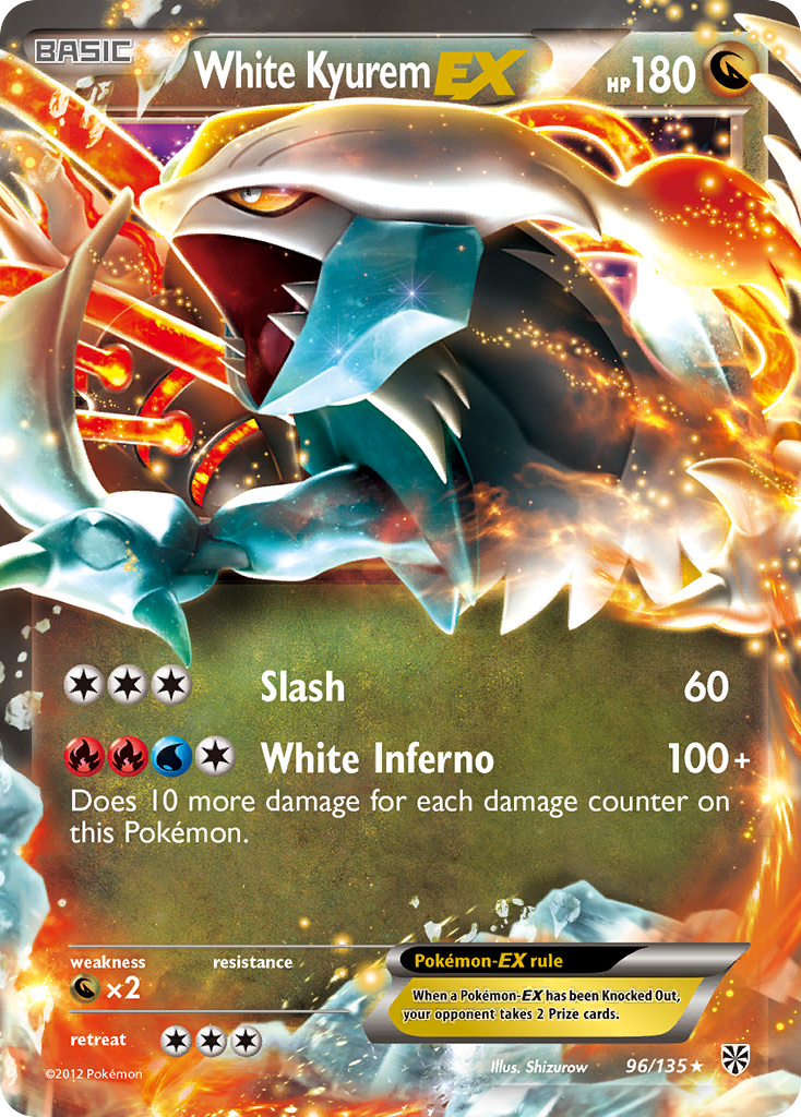 White Kyurem EX (96/135) [Black & White: Plasma Storm] | Good Games Modbury