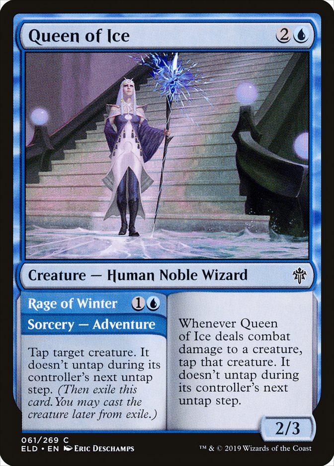 Queen of Ice // Rage of Winter [Throne of Eldraine] | Good Games Modbury