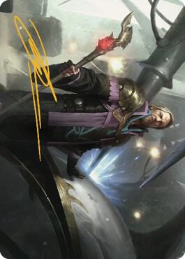 Urza Prince of Kroog Art Card Gold Stamped Signature 43 (Art Series: The Brothers' War)  | Good Games Modbury