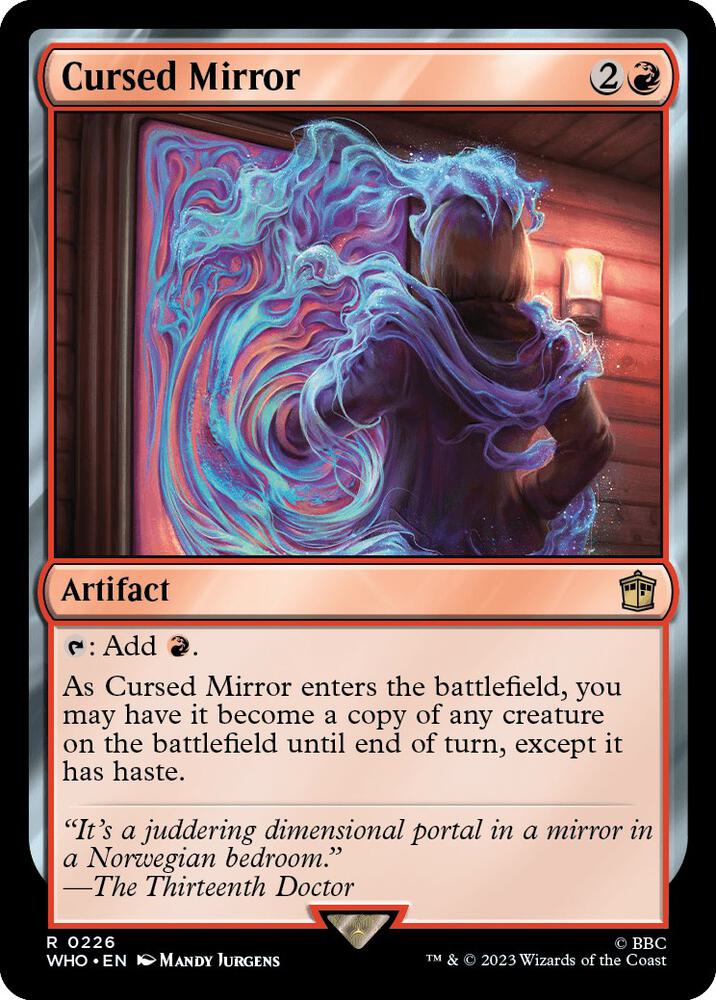 Cursed Mirror 226 (Universes Beyond: Doctor Who)  - Foil | Good Games Modbury
