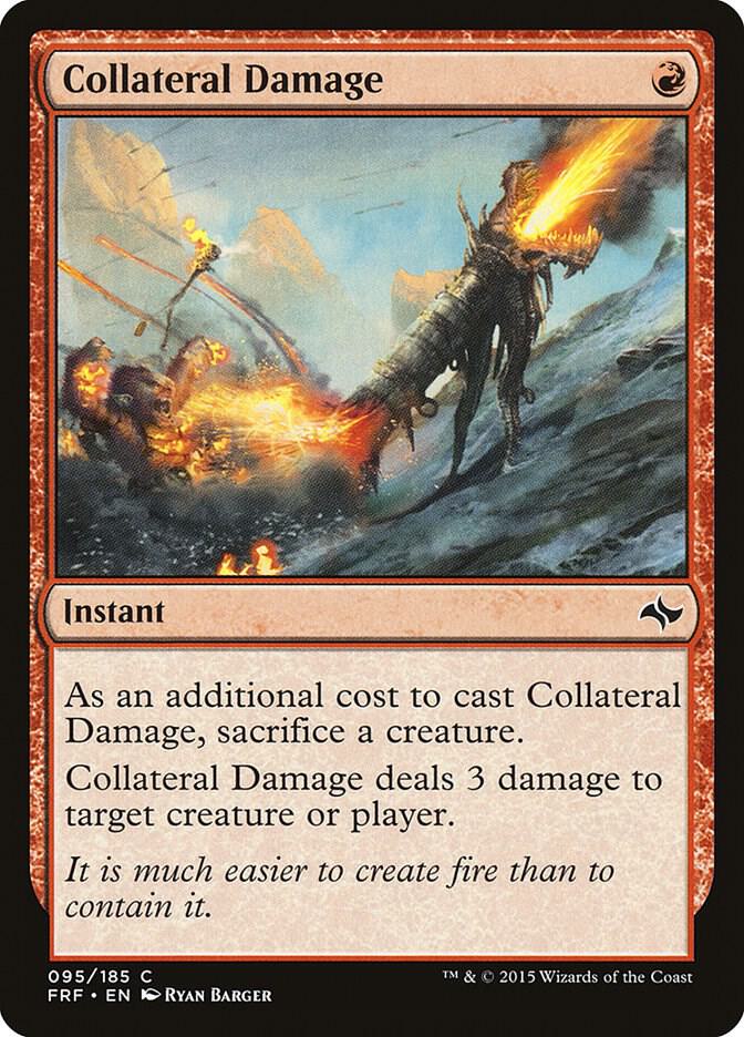Collateral Damage 95/185 (Fate Reforged)  - Foil | Good Games Modbury