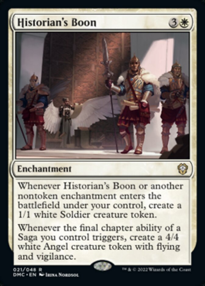 Historian's Boon [Dominaria United Commander] | Good Games Modbury