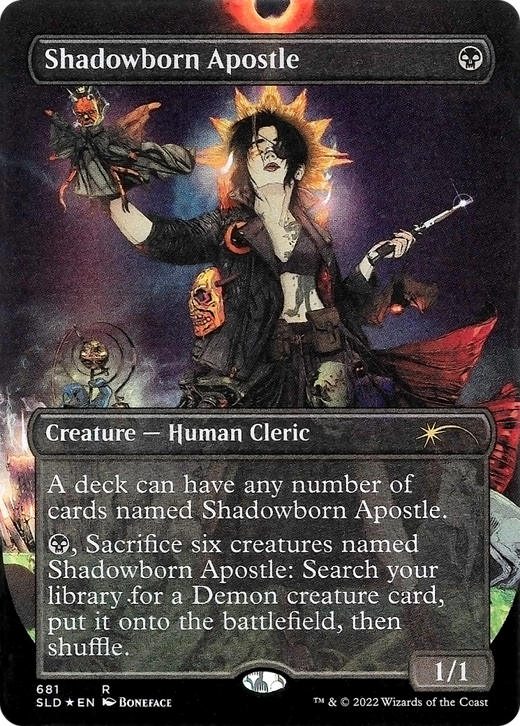 Shadowborn Apostle (681) (Borderless) [Secret Lair Drop Promos] | Good Games Modbury