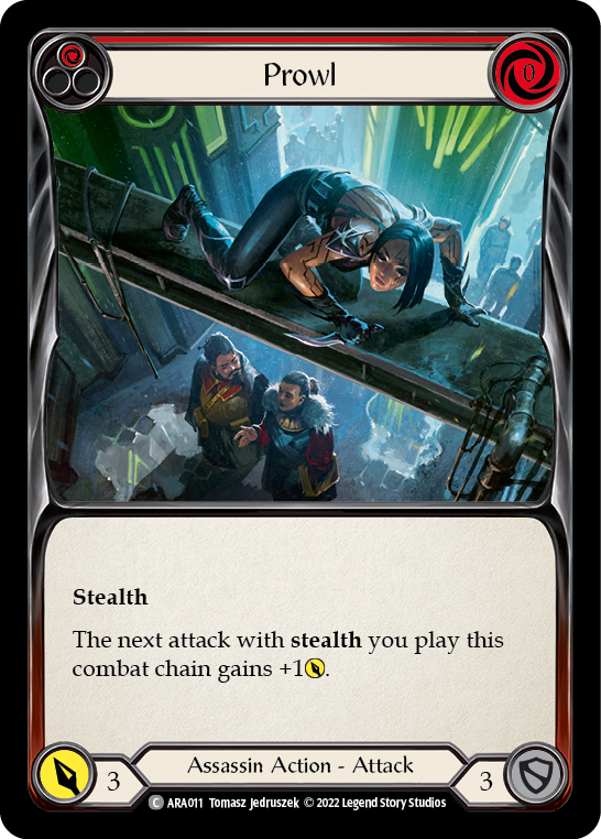 Prowl (Red) [ARA011] (Outsiders Arakni Blitz Deck) | Good Games Modbury