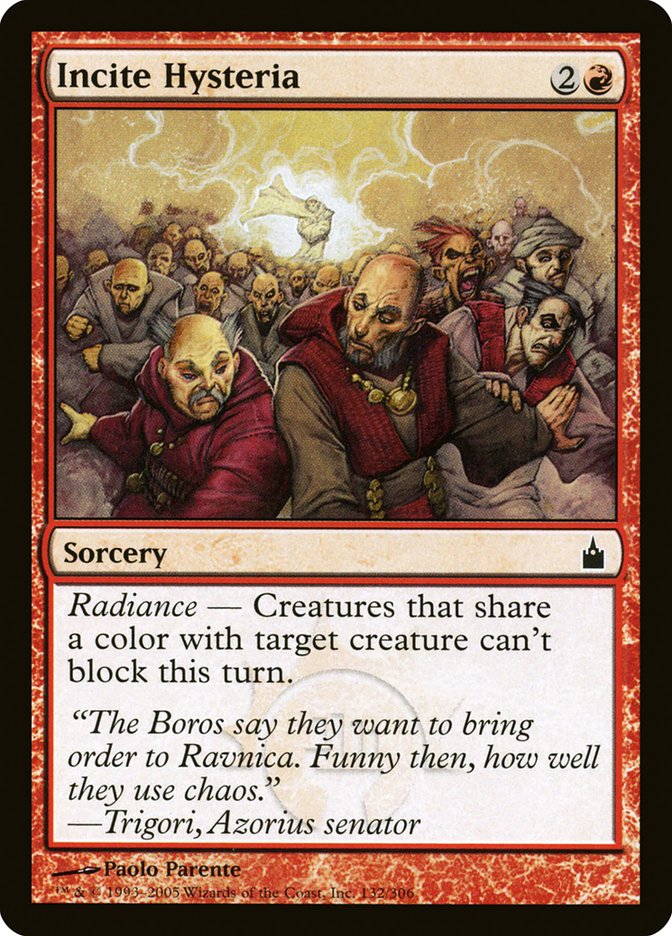 Incite Hysteria [Ravnica: City of Guilds] | Good Games Modbury