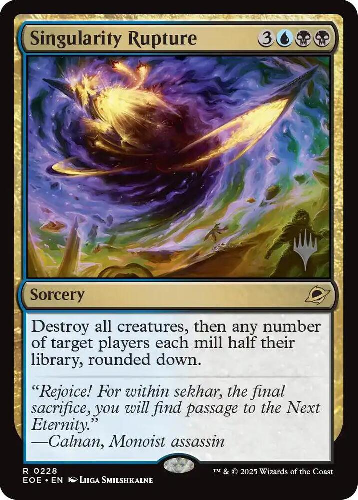 Singularity Rupture 228 (Promo Pack: Edge of Eternities)  - Foil | Good Games Modbury