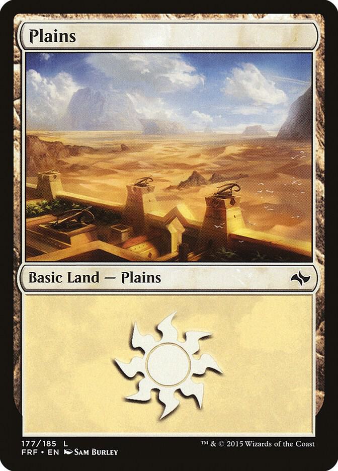 Plains 177/185 (Fate Reforged)  - Foil | Good Games Modbury