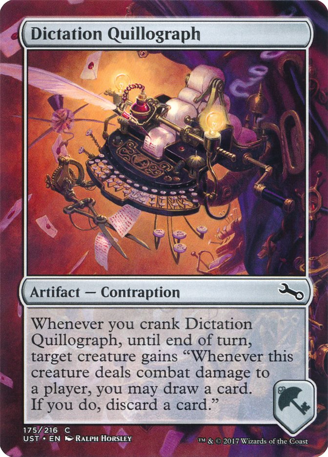 Dictation Quillograph 175/216 (Unstable)  | Good Games Modbury
