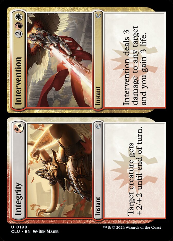 Integrity // Intervention 198/284 (Ravnica: Clue Edition)  | Good Games Modbury