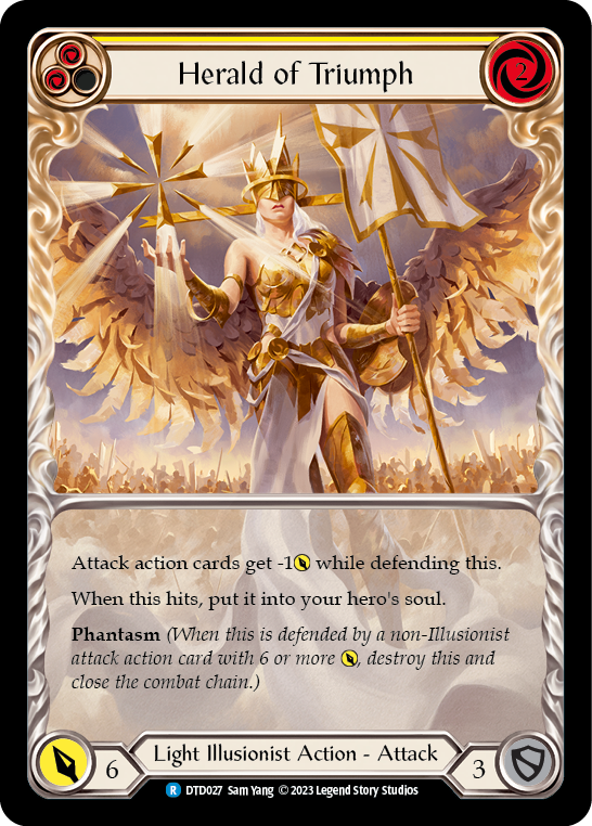 Herald of Triumph (Yellow) [DTD027] (Dusk Till Dawn) | Good Games Modbury