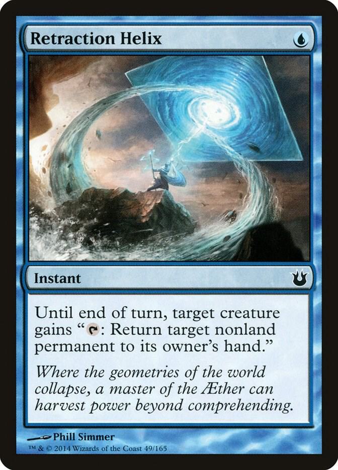Retraction Helix 49/165 (Born of the Gods)  - Foil | Good Games Modbury