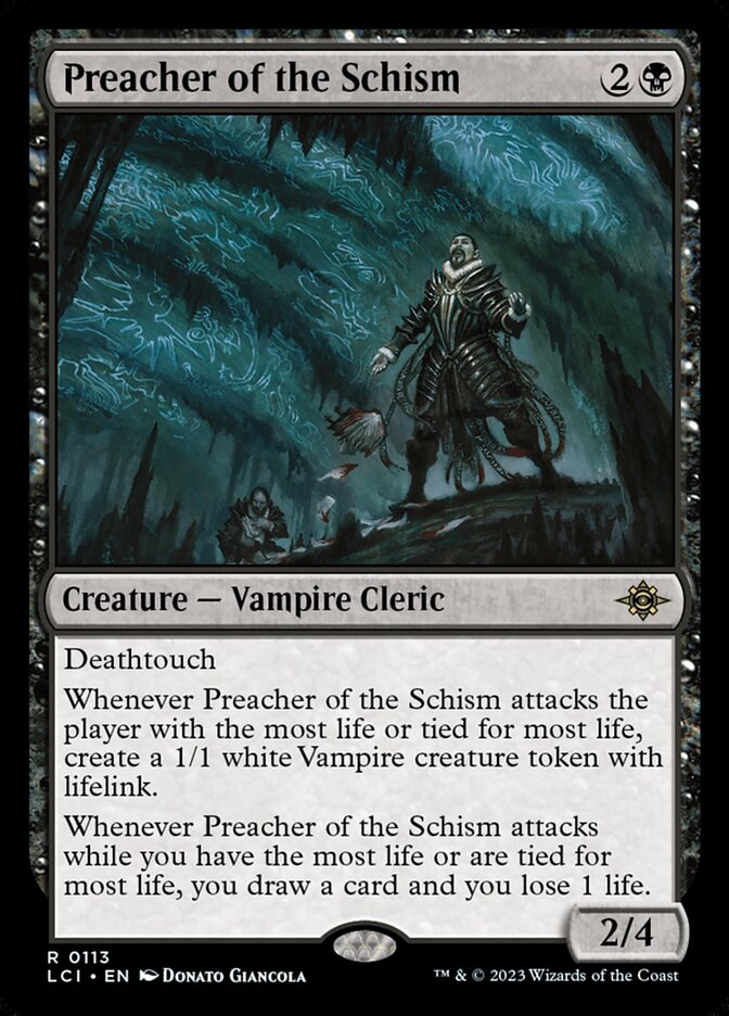 Preacher of the Schism 113 (The Lost Caverns of Ixalan)  - Foil | Good Games Modbury