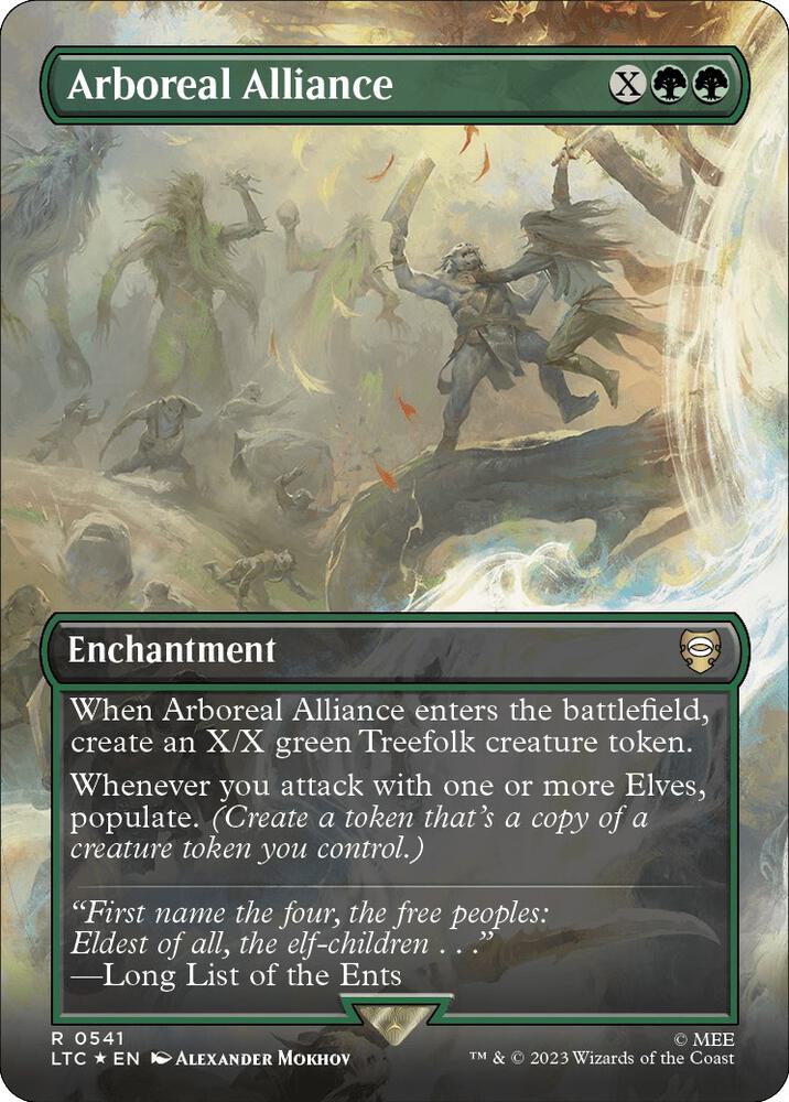 Arboreal Alliance 541/347 (Commander: The Lord of the Rings: Tales of Middle-earth)  - Borderless Surge Foil | Good Games Modbury