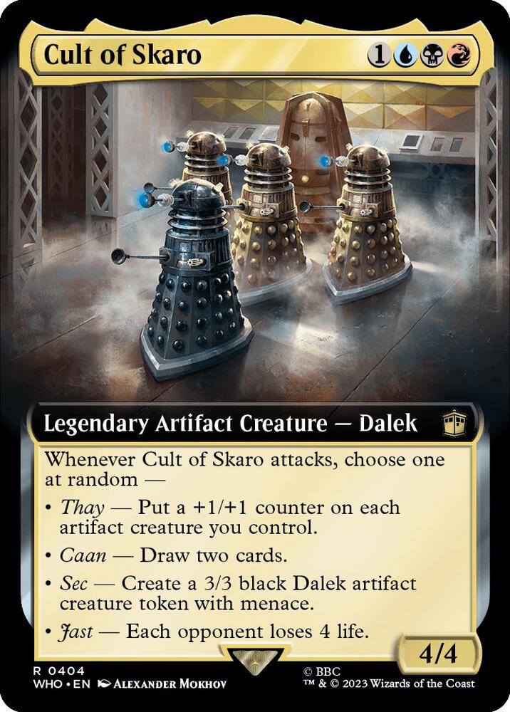 Cult of Skaro 404/331 (Universes Beyond: Doctor Who)  - Extended Art | Good Games Modbury