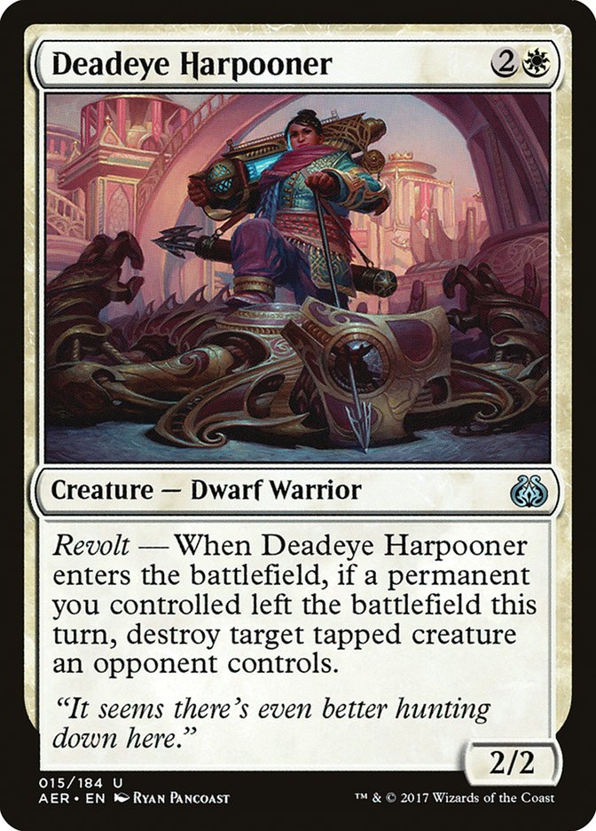 Deadeye Harpooner 15/184 (Aether Revolt)  | Good Games Modbury