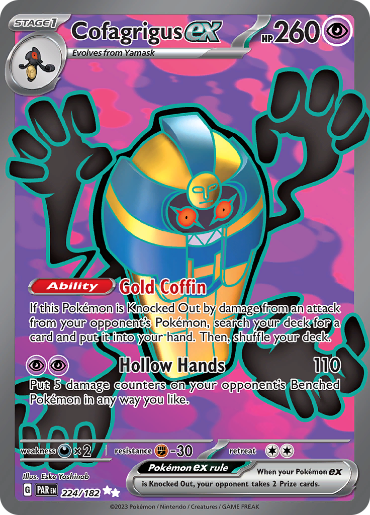 Cofagrigus ex (224/182) [Paradox Rift] | Good Games Modbury