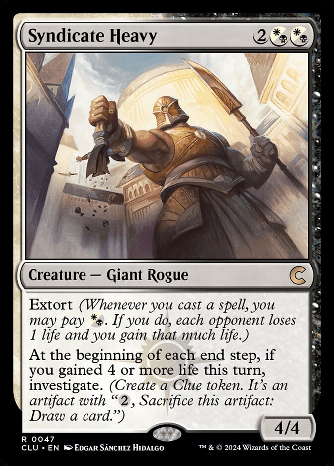 Syndicate Heavy 47/284 (Ravnica: Clue Edition)  | Good Games Modbury