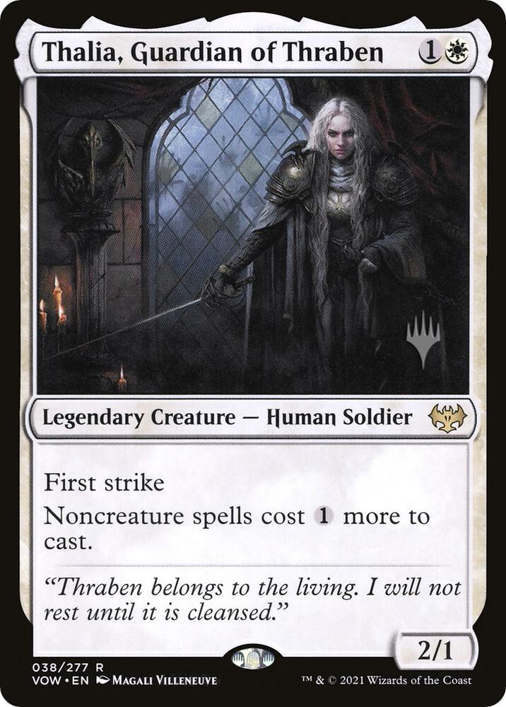 Thalia Guardian of Thraben 38 (Promo Pack: Dominaria United)  - Foil | Good Games Modbury