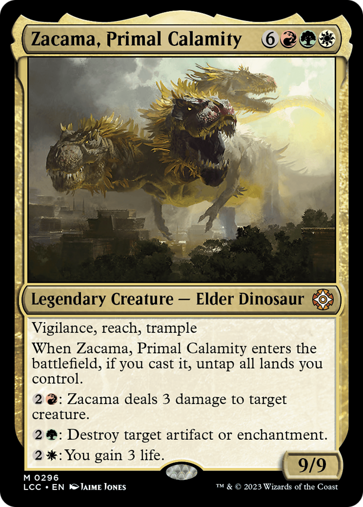 Zacama, Primal Calamity [The Lost Caverns of Ixalan Commander] | Good Games Modbury