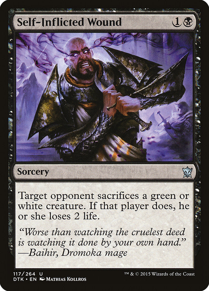 Self-Inflicted Wound 117/264 (Dragons of Tarkir)  | Good Games Modbury