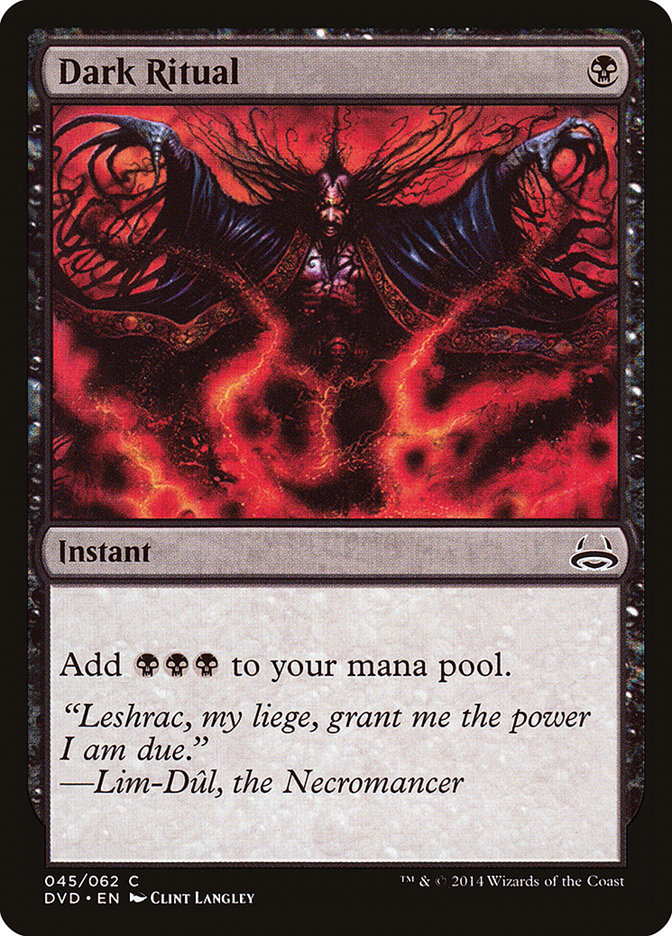 Dark Ritual (Divine vs. Demonic) [Duel Decks Anthology] | Good Games Modbury