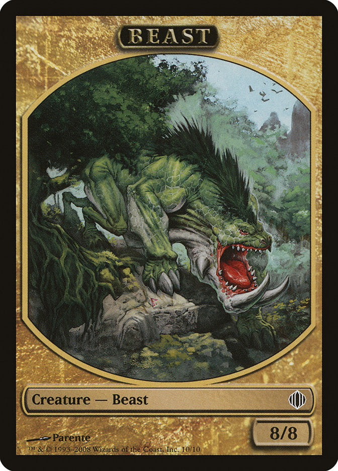Beast Token [Shards of Alara Tokens] | Good Games Modbury