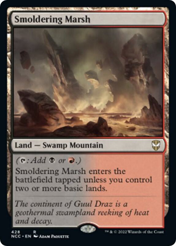 Smoldering Marsh 428 (Commander: Streets of New Capenna)  | Good Games Modbury