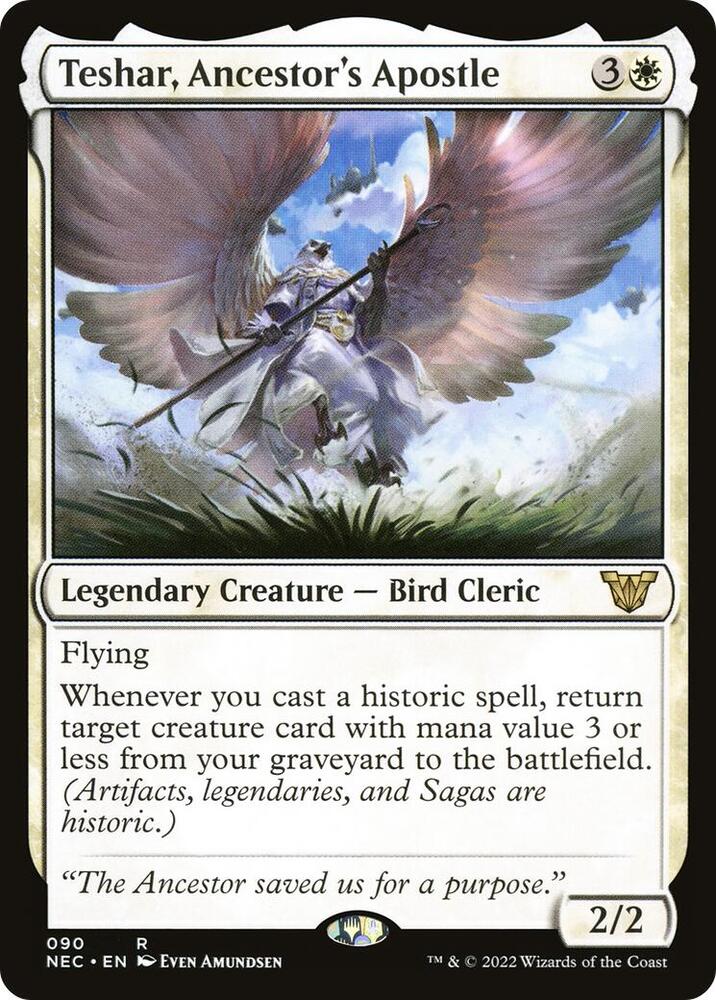 Teshar, Ancestor's Apostle 90/38 (Commander: Kamigawa: Neon Dynasty)  | Good Games Modbury