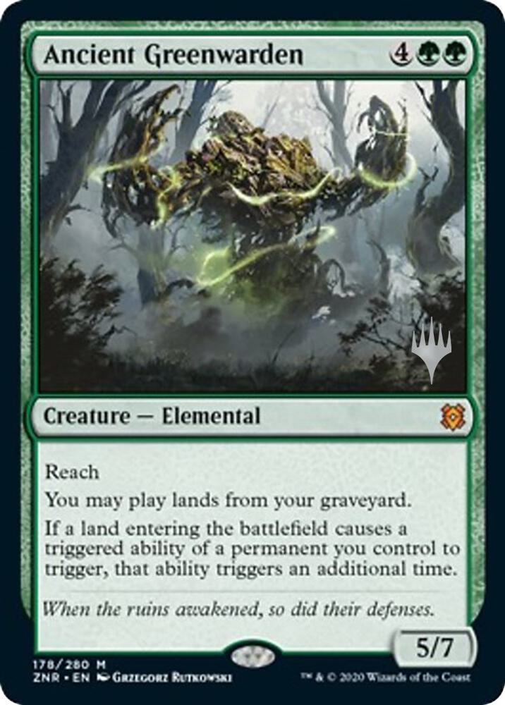 Ancient Greenwarden 178 (Promo Pack: Zendikar Rising)  | Good Games Modbury