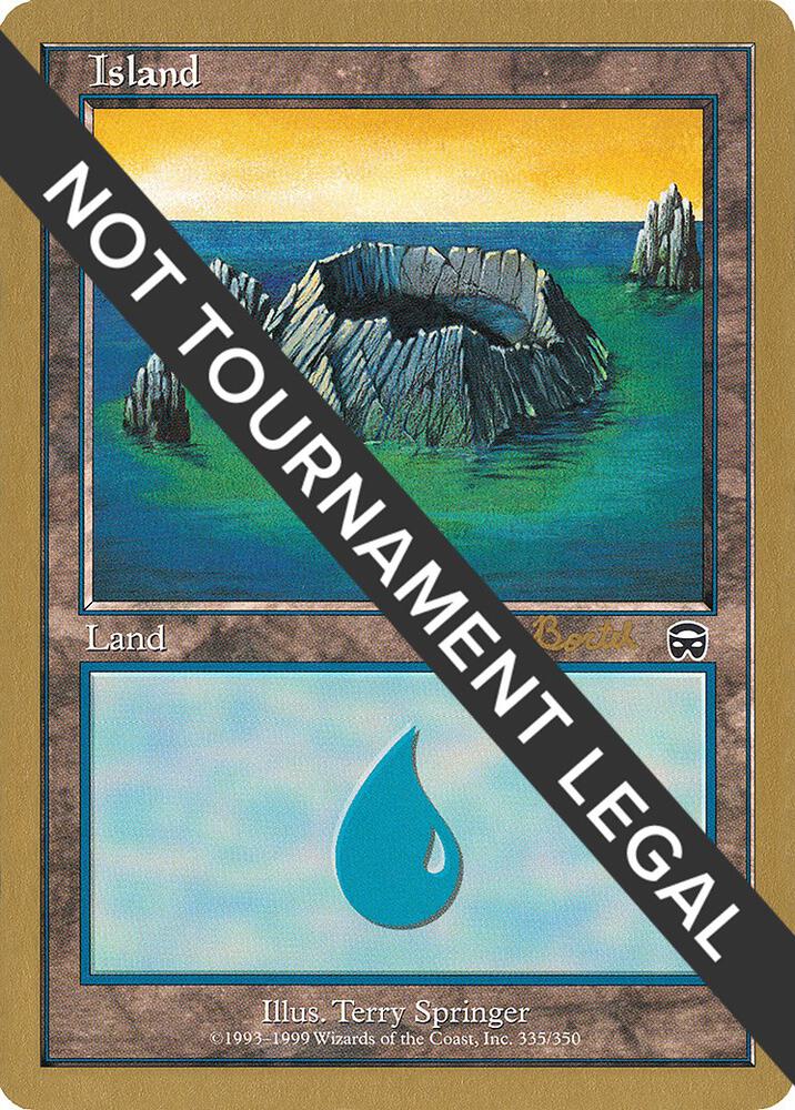Island 335 2001 Alex Borteh MMQ ab335b/138 (World Championship Decks)  | Good Games Modbury